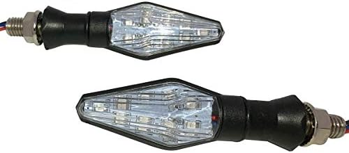 Motortogo preto sequencial lâmpada sinais de giro luzes LED sinais de giro de pisca -pisca compatível para 2009 Yamaha