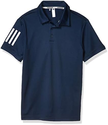 Camisa Polo de 3-Stripes dos meninos da Adidas