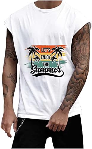 Camasta de palmeira de praia do sol do sol masculino Tanque de férias de férias de verão