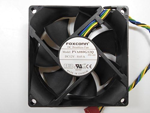 Foxconn pva080g12q 12v 0,65a 80mm 8025 4pin pwm hidráulico rolamento de vedação grande ventilador de resfriamento de fluxo