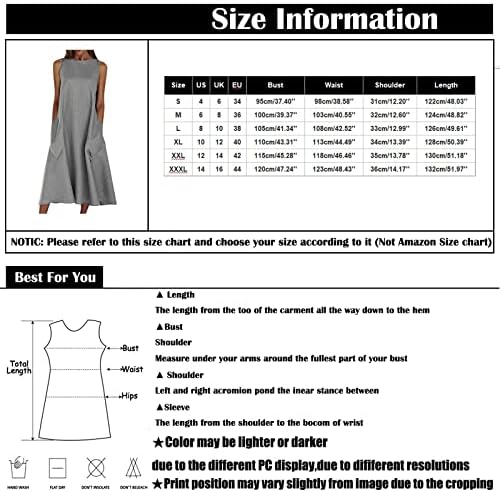 Fragarn Womens Spring Fashion 2023, Women Summer Summer Solid Beach Dress Round Round Big Swing Swing Pocket Maxi Dress