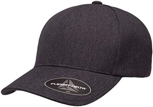 Flexfit Mens Flexfit Delta Cap de carbono sem costura