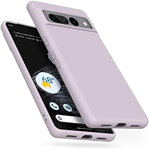 Caixa de telefone de silicone compatível com o Google Pixel 7 Pro, capa de telefone inteligente de proteção suave para homens, masculino, tampa de telefone à prova de choque anti-arranhão roxa