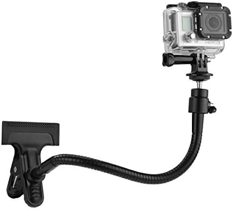 Camkix Clamp Mount Compatível com a GoPro Hero 8, 7, 6, 5, Sessão, Hero 4, Sessão, Black, Silver, Hero+ LCD, 3+, 3, câmeras compactas e ação DJI Osmo