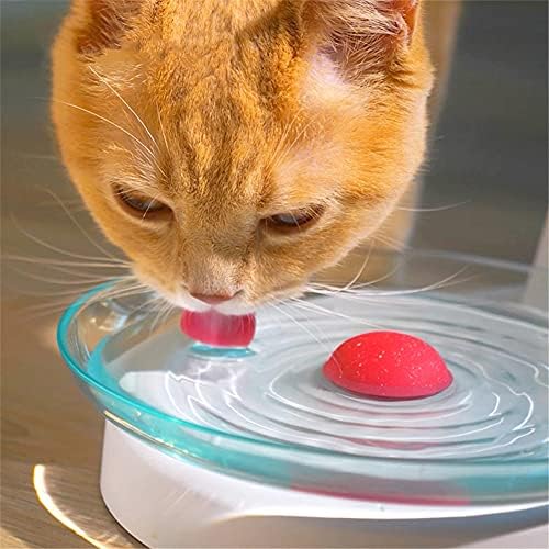 Uxzdx gatos dispensadores de água gatos suprimentos de água anti-rolover de água de reabastecimento automático de água