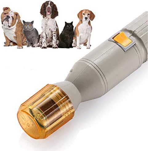 Moedor de unhas de cães de estimação Zlzb, aparador de unhas para animais de estimação para cães pequenos e médios, cães unhas de unhas, cortadores de unhas de cachorro, unhas de cachorro aparador, moedor de unhas de estimação sem dor e calmo