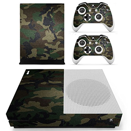 Capa de adesivo de pele protetora de proteção para Xbox One S Slim Console Skull C