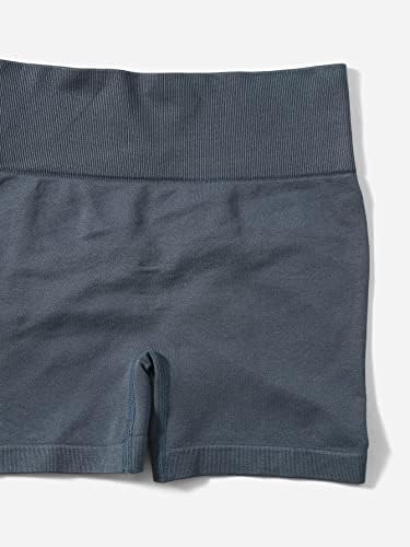Cozyease feminino de 2 peças define a cintura alta shorts esportivos e sem costura e curtos curtos