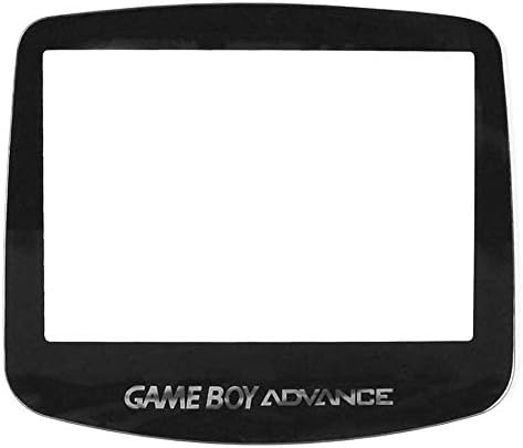 Tampa da lente da tela da aula de substituição e capa de tampa da capa da bateria para Game Boy Advance GBA Clear Purple