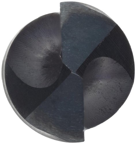 Chicago Latrobe 150K Bit de broca de comprimento de aço de alta velocidade, acabamento em óxido preto, haste redonda, ponto