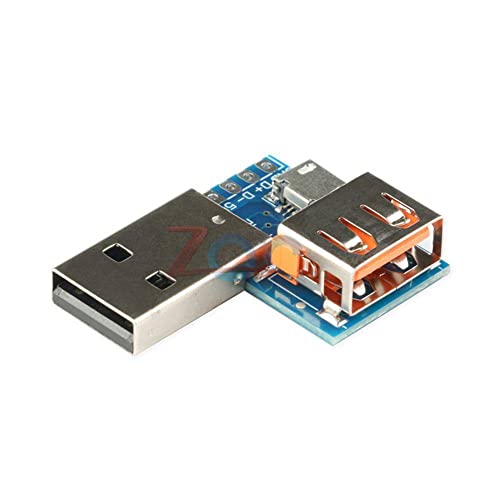 Conversor USB Padrão Tipo A USB fêmea para masculino a micro USB a 4P Adaptador de adaptador 2,54mm Conector