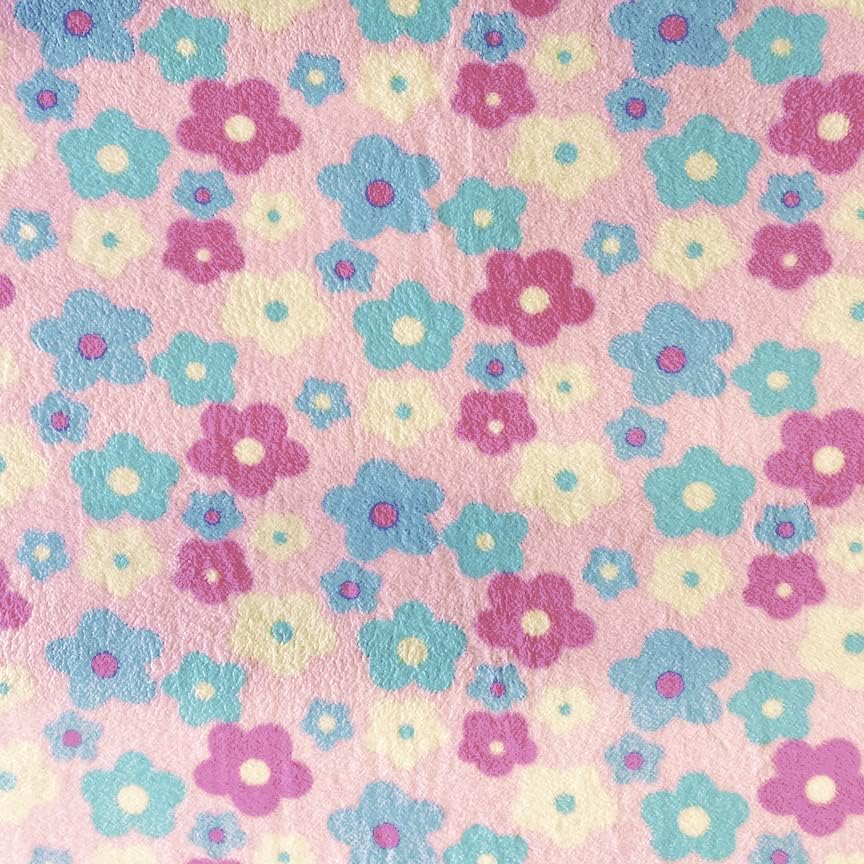 Pico Textiles Pastel Daisy Flower Fabric - 5 jardas parafuso - estilo pt1134