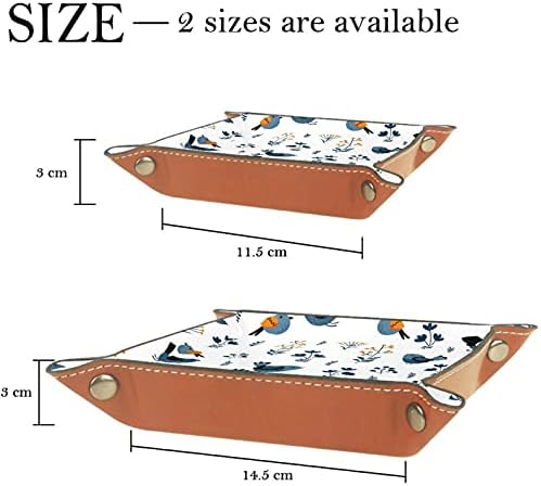 Spring Bird Pássaro Prático Microfibra Bandejas de Armazenamento de Bandejas de Mesa Bandeja Caddy Organizador de Armazenamento