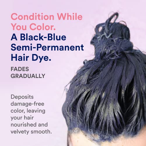 INH Garnet de violeta semi -permanente da cor, condicionador de depósito de cores, corante de cabelo temporário, máscara de cabelo