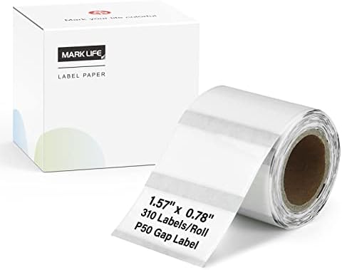 Máquina de fabricante de etiquetas MarkLife com 3 fitas Impressora de etiqueta de código de barras - Mini portátil Bluetooth