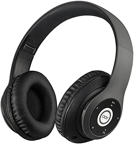 Ijoy Bluetooth fones de ouvido sobre o ouvido, o fone de ouvido dobrável sem fio e com fio Microfone embutido, FM, micro sd slot - adultos crianças homens homens - audifonos auriculares inalambricos