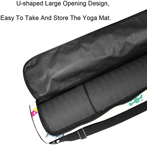 Laiyuhua Yoga Mat Bag, Bolsa de ginástica de ioga com zíperes duplos para mulheres e homens - zíperes suaves, abertura
