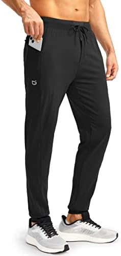 G Gradual masculino masculino com bolsos com zíper cônicos calças atléticas de calças atléticas para homens ginástica de corrida