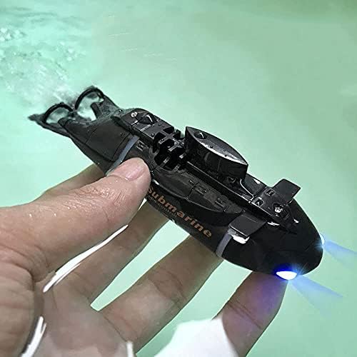 Qiyhbvr mini submarino nuclear RC Submarino Remote Remote Boat Ship Modelo Militar Milody Water Toy Diving para peixe Tuba de água