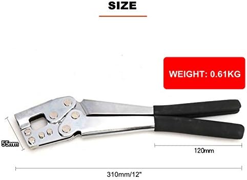 Metal Stud crimper Tools de drywall, 0,5-0,8 mm Bolinho da placa de quilha para traçar o enquadramento de fixação de prendimento de