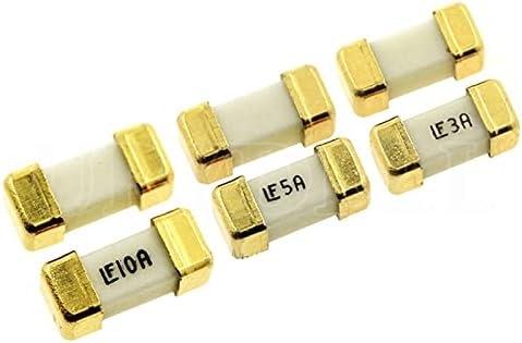 Zaahh 10pcs Foot de ouro 1808 125V 0451 SMD FUSO DE BUPO RÁPIDO 0,25A 0,5A 0,75A 1A 2A 3A 4A 5A 6A 7A 8A 10A 15A FUSES ULTRA-RAPID