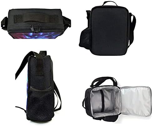 Umocan garoto menino veneno Lightweght Bookbag, Backpack da escola gráfica 2 conjuntos de bolsas de viagem de lona e kit