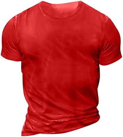 Camisetas masculinas rtrde textos gráficos de impressão 3D Rua casual de manga curta