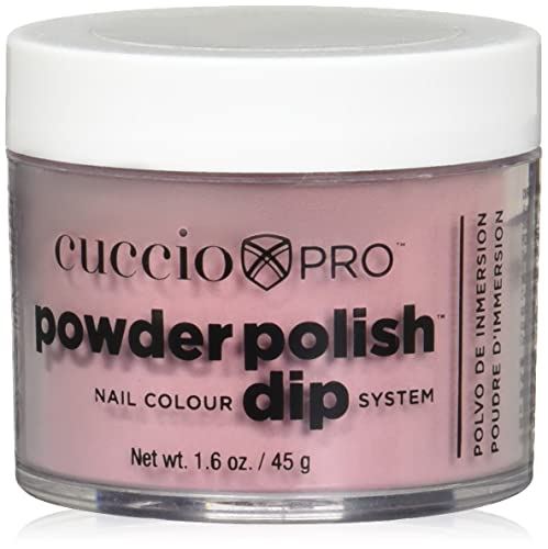 Cuccio Color Powder esmalte - laca para manicure e pedicure - pó altamente pigmentado que é finamente moído - acabamento durável com uma cor rica impecável - fácil de aplicar - desejo - 1,6 oz