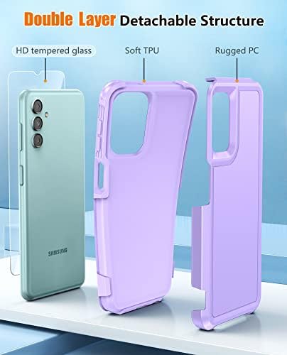 Para Galaxy A13 5G | 4G Caso: Samsung Galaxy A13 5G | 4G Casos de telefone celular de proteção à prova de choques de grau