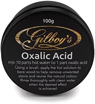 Cristais de ácido oxálico de Gilboys 100g