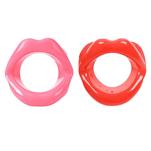 Face Products Face Trainer 2pcs Silicone Shaper Shaper Practical Smile Trainer Face Fle mais Fache Bound Face Products Face Exerciser