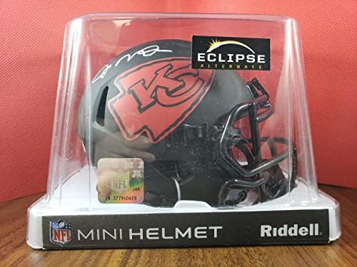 Joe Montana assinou os Fanáticos de Mini Capacete Eclipse Authenticados - Capacetes Autografados da NFL