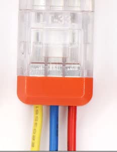 Dafensoy Fiação do plug-in do plug-in Bloco de terminal rápido LT, 2 polegadas de conector de arame de emenda de 2 em 2, terminal em linha 28-14AWG