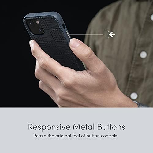 Moshi Altra Wrist Strap Case Compatível com iPhone 13, proteção de gotas de grau militar, não deslizamento, cinta intercambiável de