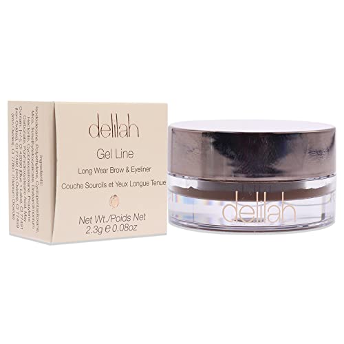 Gel Line Eye and Brow - Sable por Delilah for Women - 0,08 onças delineador