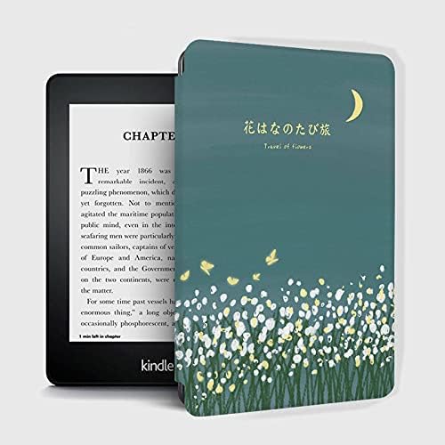 Capa de impressão do Kindle Zengcang - Para o Kindle 10th Soft Smart Case com sono automático e acordar para Paperwhite 1/2/3/4 Kindle 8th e -book Case para Paperwhite 10th