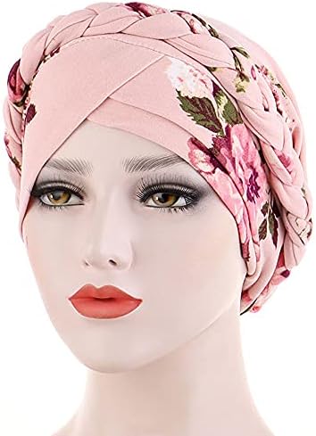3 pacote feminino feminino chapéu de turbante envolve cubas de quimioterapê