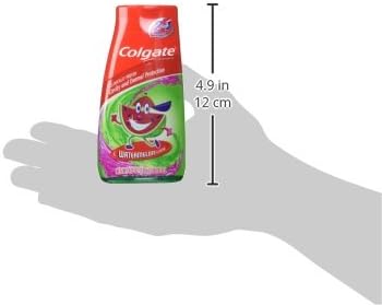 Colg 2n1 Pasta de melancia tamanho 4.6 O Colgate Kids Watermelon 2-em 1 Creme de dente e lenha para a boca