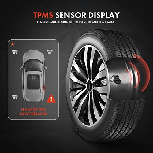 Sistema de monitoramento de pressão de pneu A-Premium Sensor compatível com o Honda Passport 2019-2021 Odyssey 2018-2020 Ridgeline