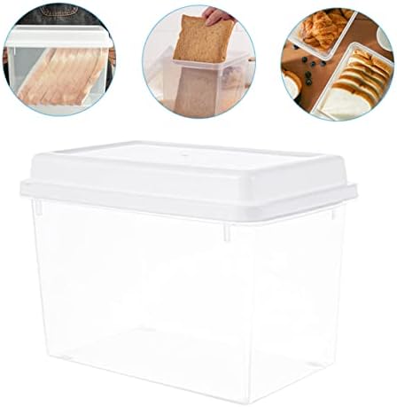 Upkoch 2pcs caixa de torradas de pão geladeira geladeira lixo lixo recipientes vegetais para dispensador de ovo de geladeira para pão de pão de geladeira Bandeja de organizador de frigoríneos de frigoríneos
