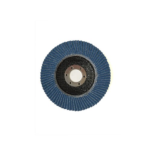Abrasivos de referência 4-1/2 x 7/8 premium de alta densidade de zircônia tipo 29 discos de aba para lixar, estoque e remoção