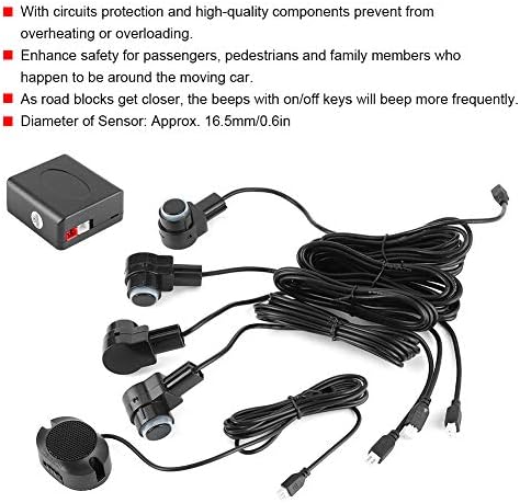 Sistema de assistência de estacionamento inteligente de salto 4 Sistema de assistência do sensor AUTO RARO RARO RARO RARO 80DB ALERTA DE ALERTA DE ALERTA ACESSÓRIOS DE ELETRONICS DE CARRO