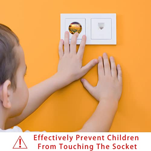 Pacote 24 Pacote de proteção à prova de crianças Caps de segurança elétrica Capas de tomadas de prova de bebê Campa