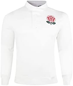 Umbro England RFU RFU Men's 150 Anniversary Classic Long Slave Rugby Jersey, White