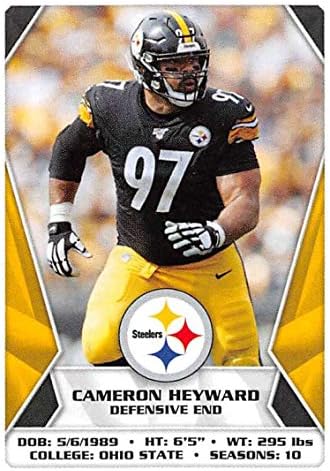 2020 Panini NFL adesivos 160 Cameron Heyward Pittsburgh Steelers Futebol Card