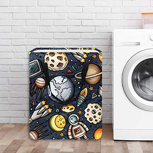 Lavanderia grande cesta de lavanderia cesto de lavanderia com alças bolsa de roupas dobráveis, lixo dobrável para lavar roupa de