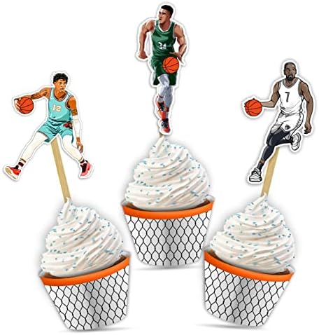 Seyal® Basketball Cupcake Topper