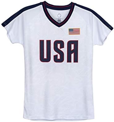 Icon Sports USWNT Jogador camiseta - Meninas oficiais das mulheres dos EUA