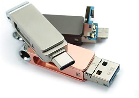 V-smart tc303 3 em 1 tipo C otg flash drive 16gb prata tc30316gb