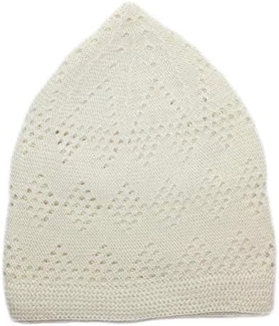 MODEFA TURKISH ISLAMIC KUFI TAKKE - BLENHA DE CLOGON BLEND CAP - Tamanho único se encaixa na maioria dos Skullie Beanie